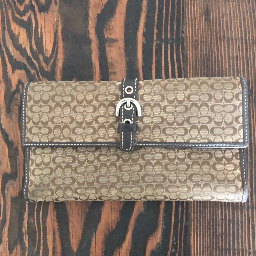 Signature Coach Matching Wallet & Check Book - image 2